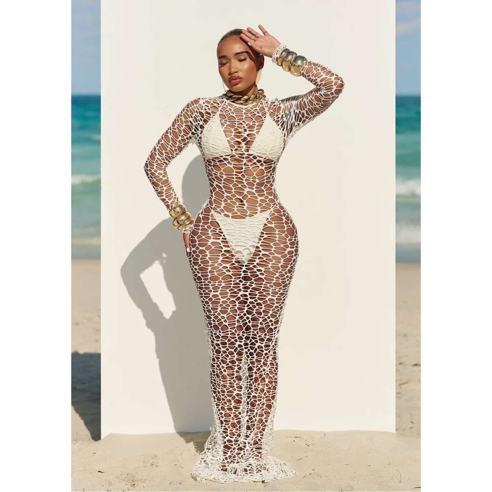 Crochet Cover-Up Dress